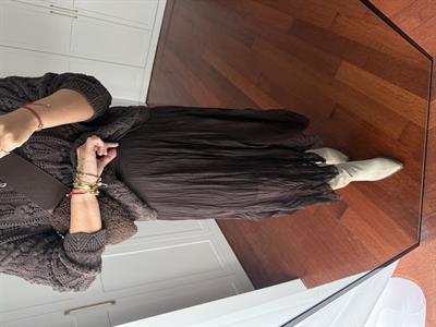 Beli Lastikli , Acı Kahve , Buruşuk Model Etek