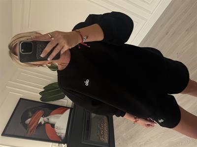 Marka Logolu , Şardonlu Sweatshirt & Şort , Siyah Takım