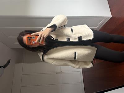 Çift Taraflı Kullanılabilen Teddy & Deri Premium Mont