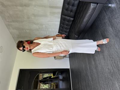 Bağlamalı , Bluz & Etek , Ekru Takım