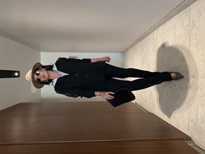 Bir Beden İncelten , Paçası Yırtmaçlı , Siyah , Tayt Pantolon