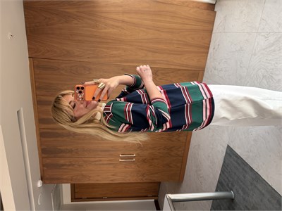 Polo Yaka Çizgili Premium Tiril Sweatshirt