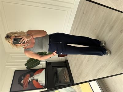 Marka Logolu Lacivert Eşofman Altı