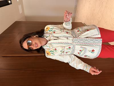 Orijinal Model , Renkli Nakışlı , Premium Ceket