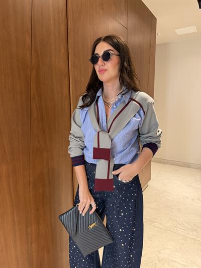 Orijinal Model , %100 Cotton , Triko Detaylı , Tasarım Gömlek