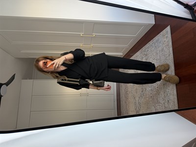 Orijinal Model , Yandan Bağlamalı , Siyah Tencel Takım