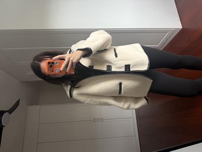 Çift Taraflı Kullanılabilen Teddy & Deri Premium Mont