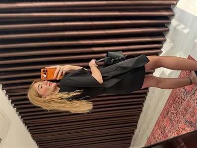 Orijinal Model , Asimetrik , Kısa Kollu , Siyah Pelerin Elbise