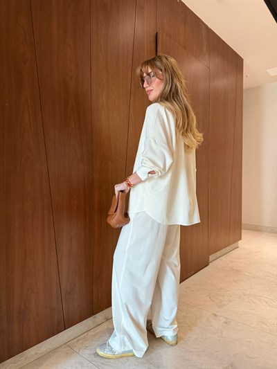 Örme Modal , Ekru , Üçlü Takım