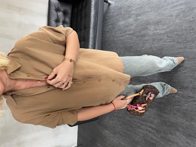 Orijinal Marka , Camel , Tencel Gömlek