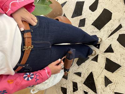 Orijinal Marka , Likralı , Lacivert Palazzo Jean