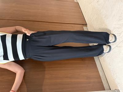 Arka Beli Komple Lastikli, Orijinal Marka Siyah Tok Tencel Palazzo