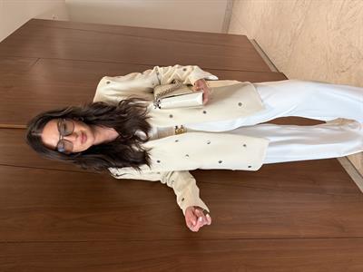 Orijinal Model , Ekru , Zımbalı Ceket