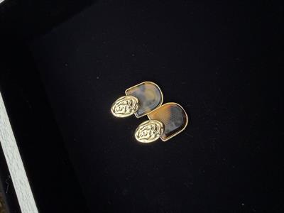 Damla Gold , Leopar Cam Küpe