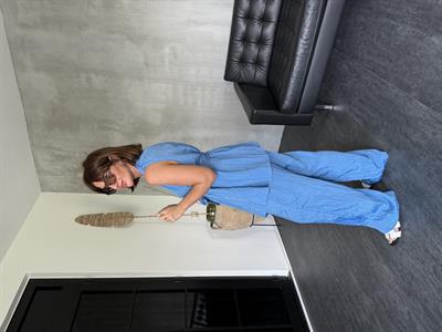 Orijinal Model , Bağlamalı , Mavi , Bluz & Pantolon , Takım