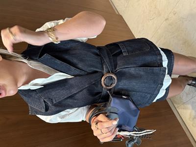 Orijinal Model , Kemerli Jean Yelek 
