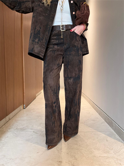 Orijinal Model , Premium , Acıkahve Süet Palazzo