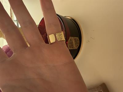14k Kaplama , Turkuaz Göz Yüzük