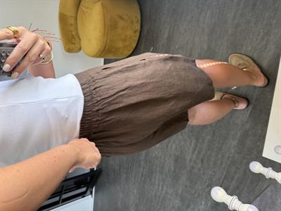 Orijinal Marka , Arka Beli Lastikli , Şehir Boy , Acı Kahve , Ham Keten Şort