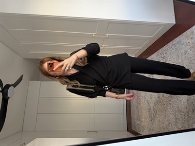 Orijinal Model , Yandan Bağlamalı , Siyah Tencel Takım