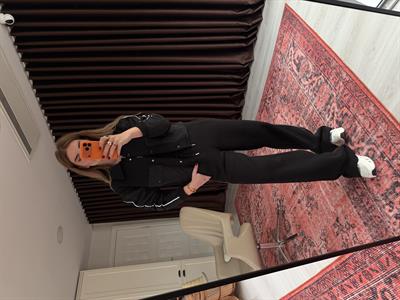 Paraşüt Detaylı , Siyah Takım