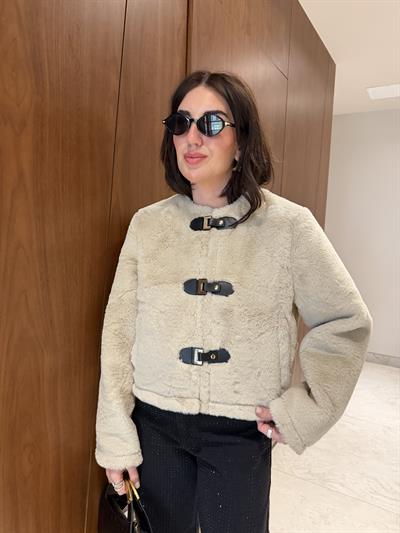 Orijinal Model , Dışı Kürk , İçi Deri Mont