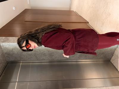 Bordo , Kuşaklı , Premium Süet Ceket