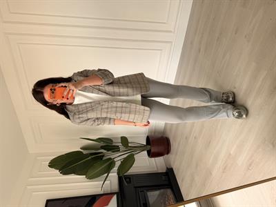 Orijinal Marka , Gri , İspanyol Paça Tayt