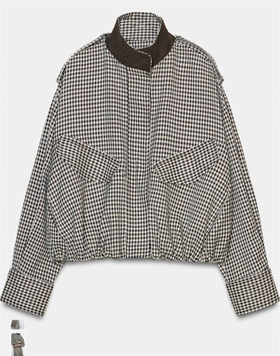 Orijinal Model , Premium , Ekoseli Bomber Ceket