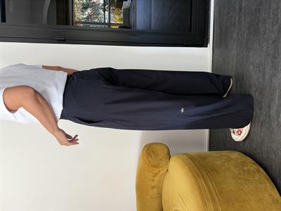 Orijinal Marka , Kalın Lastik Kemerli ,Teknik Kumaş , Lacivert Pantolon 