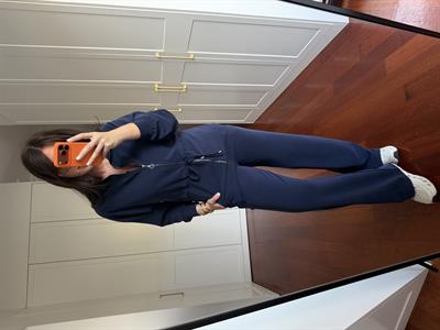 Orijinal Marka , Belden Büzgü Detaylı , Lacivert Modal Takım