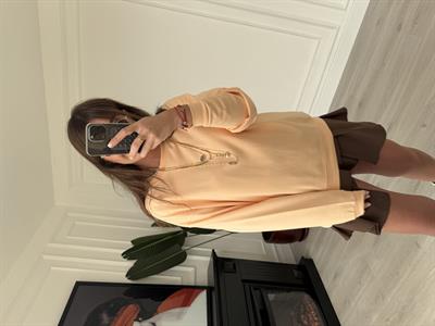 Kayısı Renk , Basic Sweatshirt