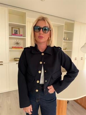 Orijinal Marka , Lacivert , Gold Düğmeli , Kaşe Ceket