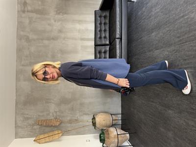 İthal Modal & Tencel Mix , İspanyol Paça , Lacivert Takım