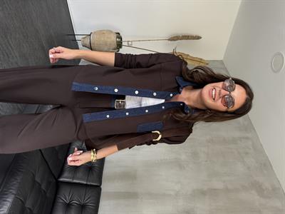 Orijinal Model , Jean Detaylı , Acı Kahve , Premium Takım