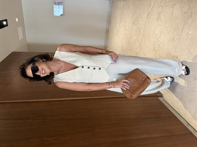 Bej , Tencel , Blazer Yelek