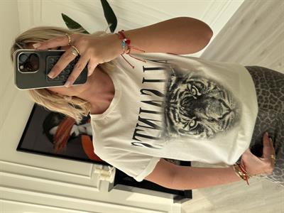 Orijinal Marka , Yazılı , Ekru Tshirt