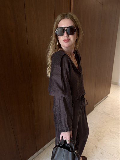 Orijinal Marka , Acıkahve Müslin Takım