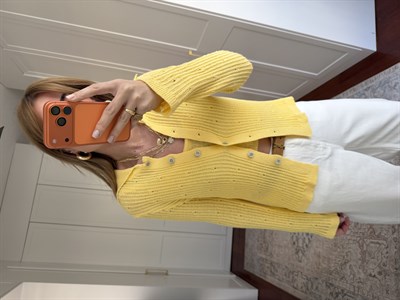 Sarı , Merserize , İkili Triko Takım