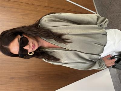 Orijinal Model , Premium , Saten , Haki Bomber Ceket