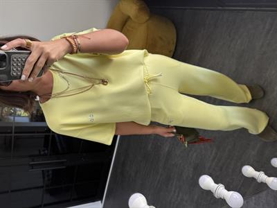 Orijinal Marka, Kısa Kollu Yağ Yeşili Modal Takım