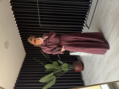 Mürdüm Orijinal Model Fular Yakalı Gömlek & Pantalon Premium Tencel Takım