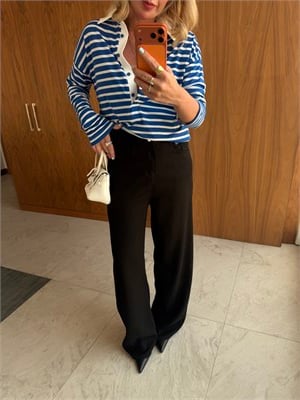 Siyah, Yumuşacık Tencel Jean Pantolon