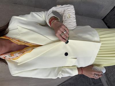 Tereyağ Sarısı , Premium Blazer Ceket