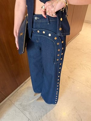Gold Zımbalı Premium Jean Pantalon