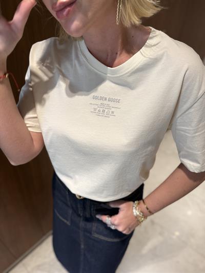 Orijinal Marka , Bej , Marka Yazılı Tshirt