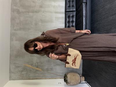 Premium , Kahverengi , Gömlek Etek Takım