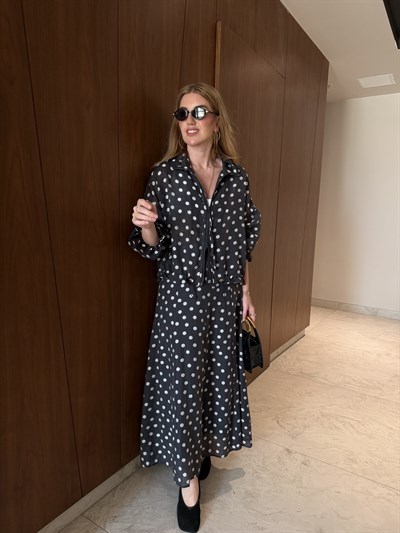 Kolları & Beli Lastikli , Siyah , Premium Puantiyeli Takım