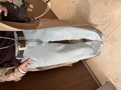 Orijinal Marka , Tencel Palazzo , Buz Mavisi Jean