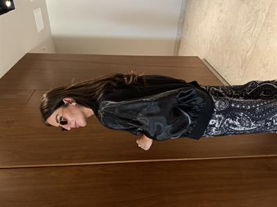 Çift Organze , Siyah , Premium , Bomber Ceket
